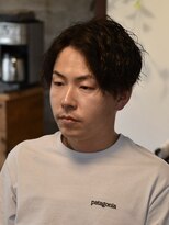 リム メンズヘア(LIM men's hair)&nbsp;濡れ感無造作センターパート【メンズカット/倉敷/中島/美容院】