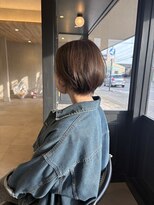 ベアーフルート 新潟店(BearFruit)&nbsp;丸みショート/グレージュ/ハイライト/髪質改善