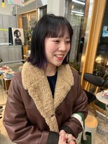 ラプト(rapt)&nbsp;アクセサリーパープルのぱつっとボブ