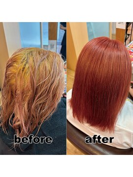 モンド ヘアクリエーション 和田店(monde hair creation) 【monde】before × after × 髪質改善