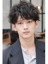 リアンメンズ 青山 表参道(Liun men's) メンズミディアムパーマ メンズカット