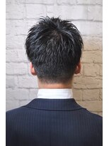 グレイスフルバーバー 赤坂見附店 束感ショートアップバング
