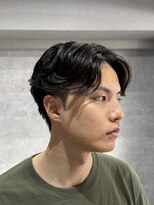 バーバーハウス ラヴィ 阿佐ヶ谷店(Barber House Lavie)&nbsp;センターパート×ニュアンスパーマ