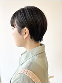 【松戸　松田】ワイドバング黒髪ショートコンパクトショート