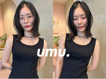 ウム(umu.)の写真/《前髪&顔まわりのカットがレベチ！》骨格に合わせたレイヤーカットで自分に合った流行りの韓国へアに♪