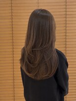 オーガニックエコ 川越(organic+eco)&nbsp;20代30代秋ロングレイヤー/イルミナカラーアッシュ/髪質改善
