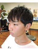 ツーブロックショートレイヤー