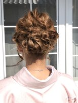 ヘア デザイン 虹いろのはさみ&nbsp;大人可愛いゆるふわアップ