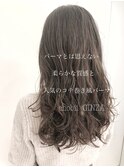 グレージュ/デジタルパーマ/お手入れ簡単/ゆるふわ/高柳