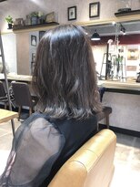 モテ・愛されブリーチなしアッシュグレー