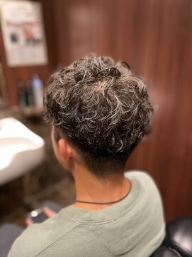 ヒロギンザ 田町店(HIRO GINZA) アップバングパーマ