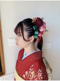 成人式ヘアセット