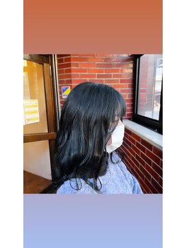 ヘアリゾートエーアイ 西日暮里店(Ai) 暗髪でも高透明度 ブルージュカラー