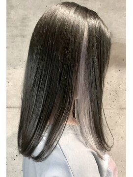 クレドガーデン 綾瀬店(CRED GARDEN) 小顔イヤリングカラー/シルバーホワイト ダークグレージュ綾瀬