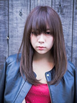 アクロスヘアーデザイン 池袋店(across) 美髪 ダークニュアンスストレートスタイル