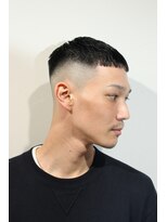 レンゲン(LENGEN)&nbsp;メンズかき上げニュアンスマッシュサイドパート韓国マッシュ