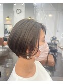 30代/40代/大人ショートボブスタイル stylist相羽