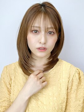 アフロート ルヴア(AFLOAT RUVUA) 【髪質改善】で《ー5歳ヘア》大人ひし形レイヤー　ルヴア京佳