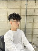 前下がりパーマスタイル　国分寺