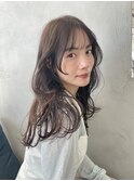 YUJI  style  NO.34大人揺らぎレイヤー　オリーブベージュ