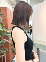 結べるボブ×シアーグレージュ