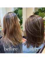 ミラバイケンジ 藤沢(Mira by KENJE)&nbsp;脱白髪染めハイライト/白髪にお悩みの方に/30代40代50代