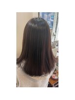 ヘアーアンドチャット リンク 三軒茶屋店(hair&chat LINK) 自然な色味の髪色カラー。