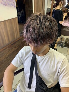 クリアオム 獨協大学前店(CLEAR homme) スパイラルパーマ刈り上げマッシュ