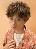 束感マッシュツーブロック刈り上げラウンドマッシュアップバング