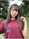 きりたんぽちゃんのセミロングレイヤースタイル