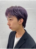 JILL STUDIO メンズ/ダブルカラー/パープル