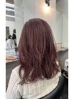 シベルバレー 横浜(sibell)&nbsp;ピンクベージュ/ブリーチ/ロング/暖色カラー