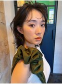 かき上げ前髪なお色気ボブ