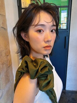 ノーイェス(NOYES) かき上げ前髪なお色気ボブ