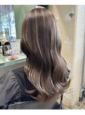 白髪ぼかしハイライト
