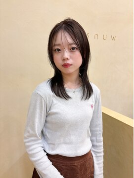 スニュウ(snuw) 似合わせカットボブ小顔カットグレージュミルクティ