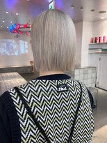 テーマ 下北沢(Thema) ボブ白髪染め白髪ぼかしブリーチなしダブルカラー下北沢