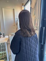 ロカ 表参道(loka)&nbsp;ワイドバング/ブラウン[表参道/ブリーチ/ハイライト]Mai