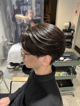 グラスバイネオリーブ 大倉山駅前店(grace by neolive) センターパート×ナチュラル縮毛矯正