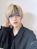 ジーナ 天神(Zina)&nbsp;インナーカラーウルフ 【メンズサロンZina 天神】