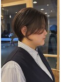 こっくりブラウン×くびれショート