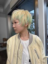 レコ 渋谷(LECO) ハイトーンピクシーショートデザインカラー