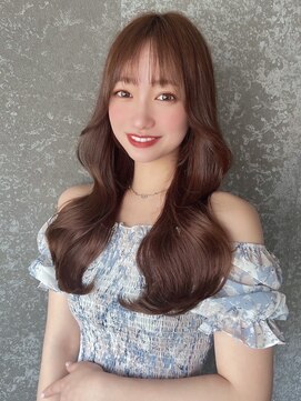 ボンドストーリー(Bond Story) くびれヘア/レイヤーカット/韓国ヘア/ブラウンカラー