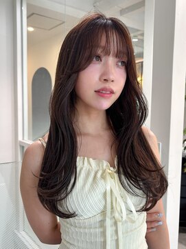 ロンドエニカ 大宮(Lond enika) 暗めカラー/レイヤーカット/マロンベージュ/くすみベージュ/大宮