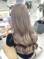 ブラウン(Brown)&nbsp;ミディアムヘア/デザインカラー/フェイスフレーミング/藤沢