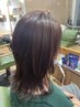 似合わせカット+艶カラー(白髪染めも◎)