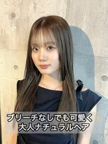 コワファースト長崎シャンプーボーイ 2nd(COIFF1RST 長崎 SHAMPOO BOY)&nbsp;長崎 ブリーチなしダブルカラー オリーブベージュ