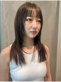【加藤木麻彩】レイヤーカット×透明感カラー