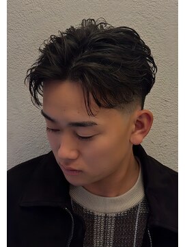 ヒロギンザ 銀座一丁目店(HIRO GINZA) 《ニュアンスパーマ》刈り上げマッシュ/無造作束感/ツーブロック