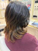 アッシュ 仙川店(Ash) 大人女性に人気の艶ミディアムレイヤーマニキュア